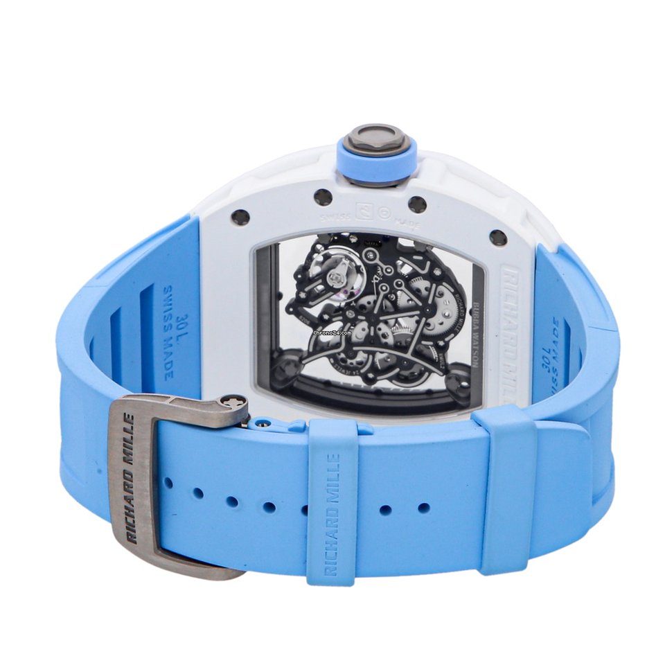 Richard Mille RM 055 Mens watch Unisex Manual winding Ceramic RM 055 Replica 5