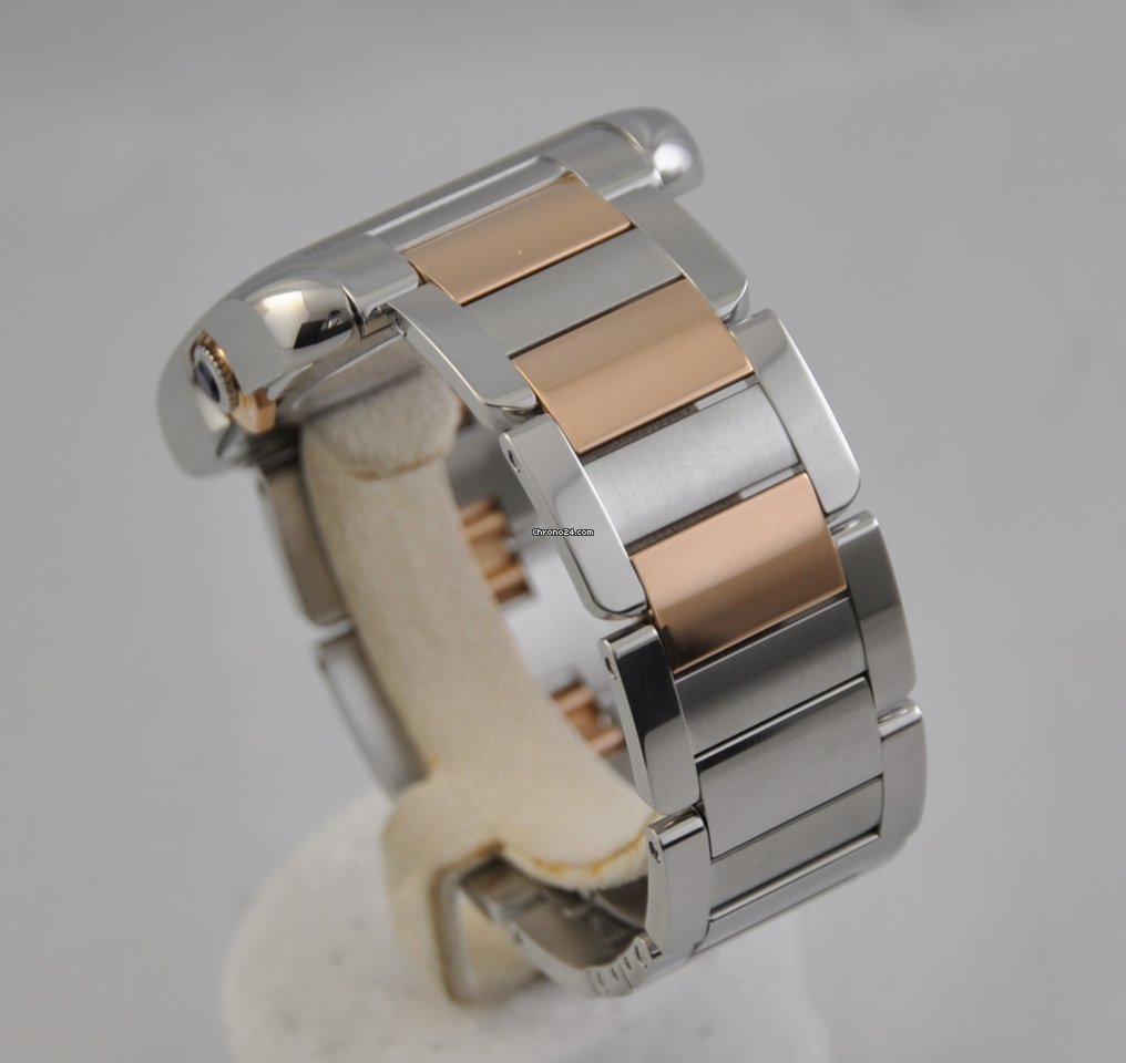 IMG_9081 Cartier Tank Anglaise Mens watch Unisex Automatic Gold Steel w5310006 Replica 5