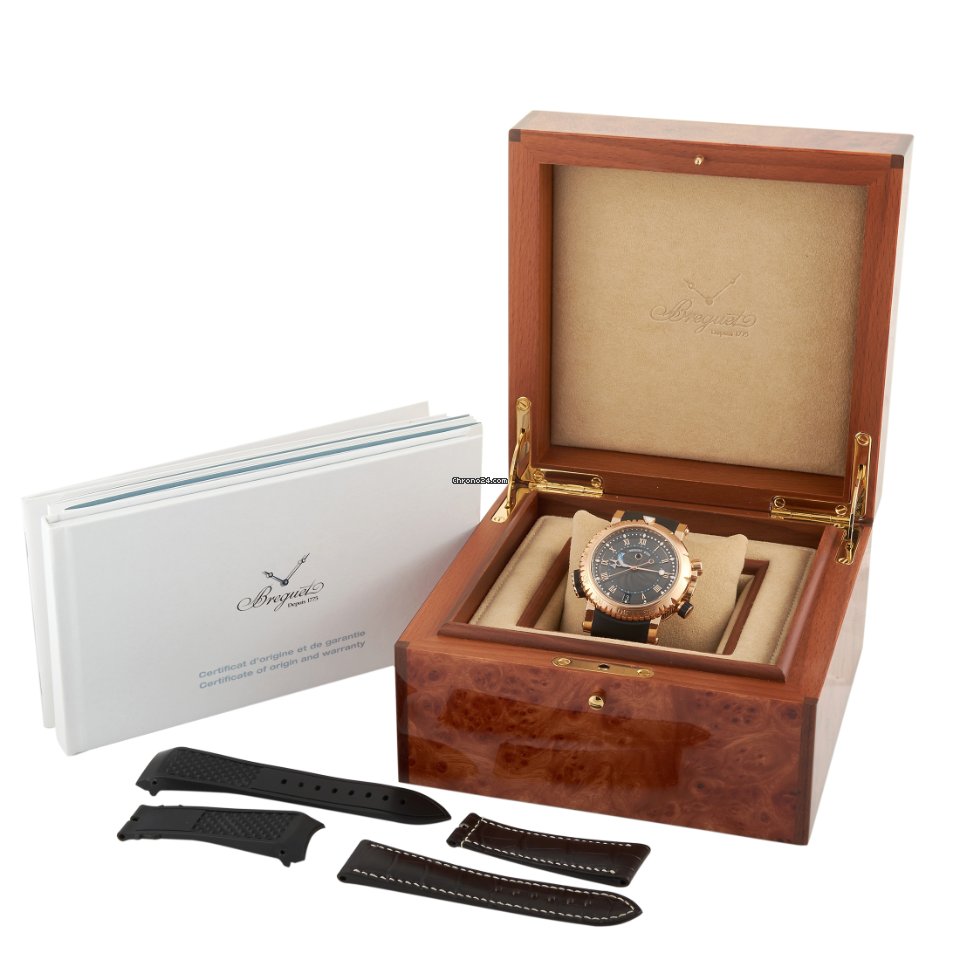 IMG_9081 Breguet Marine Mens watch Unisex Automatic Rose gold 5847BRZ25ZV Replica 5