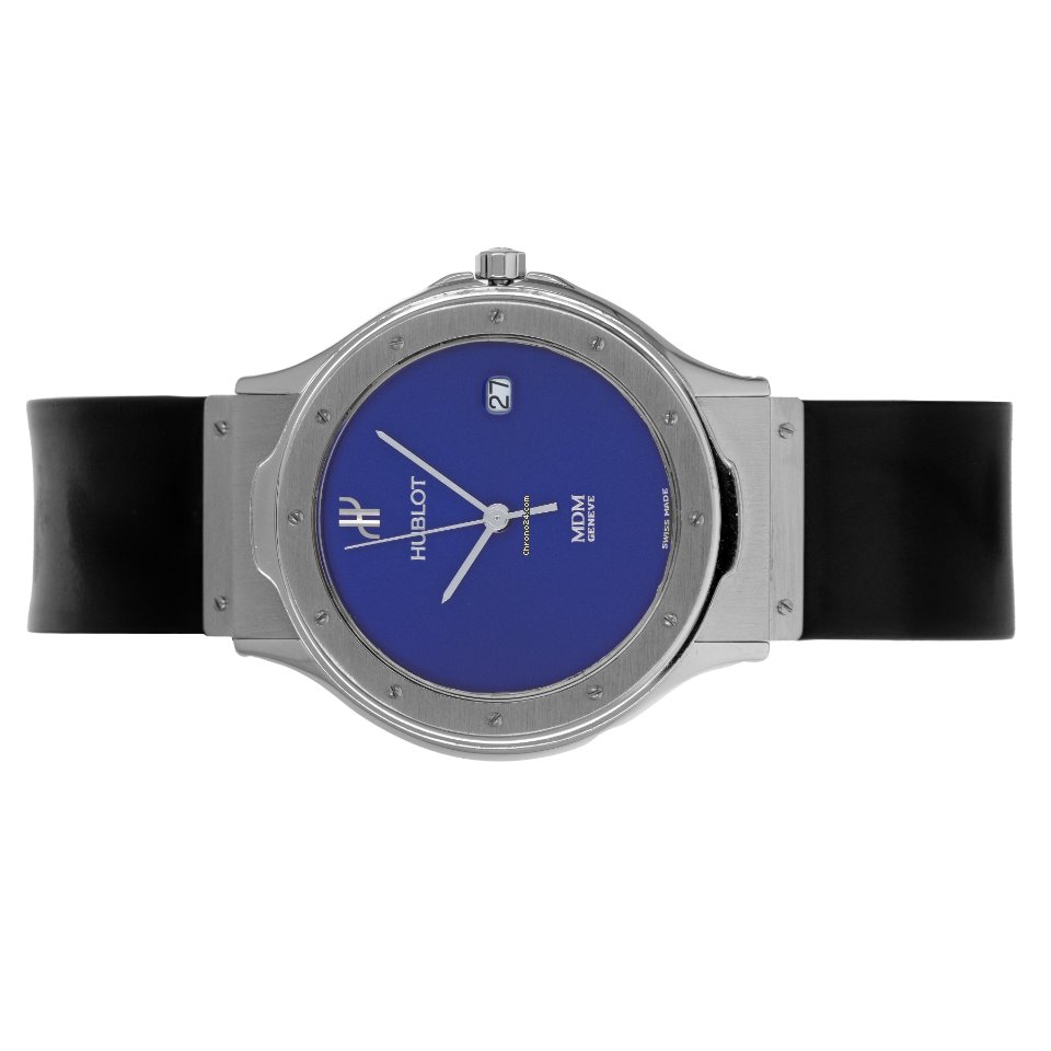 IMG_9081 Hublot Classic Mens watch Unisex Quartz Steel 1521.1 Replica 5