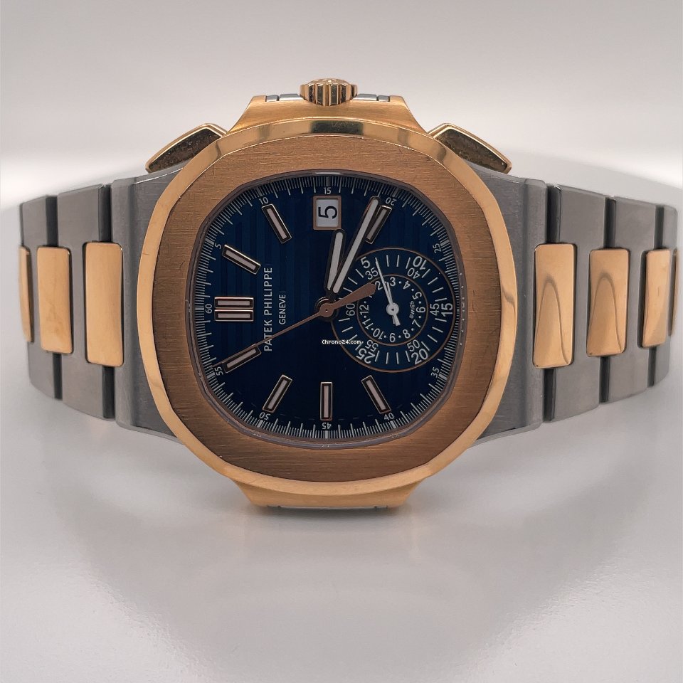 IMG_9081 Patek Philippe Nautilus Mens watch Unisex Automatic Gold Steel 5980 1AR-001 Replica 5