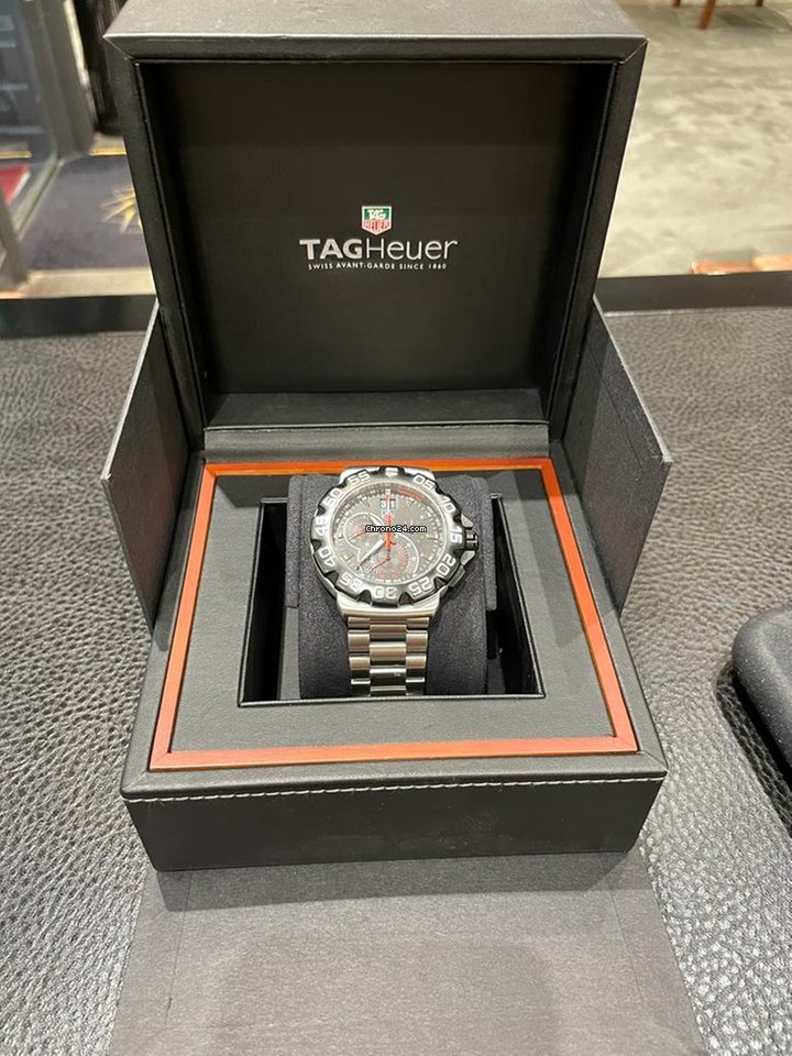 IMG_9081 TAG Heuer Formula 1 Quartz Mens watch Unisex Quartz Steel CAH1010 Replica 5