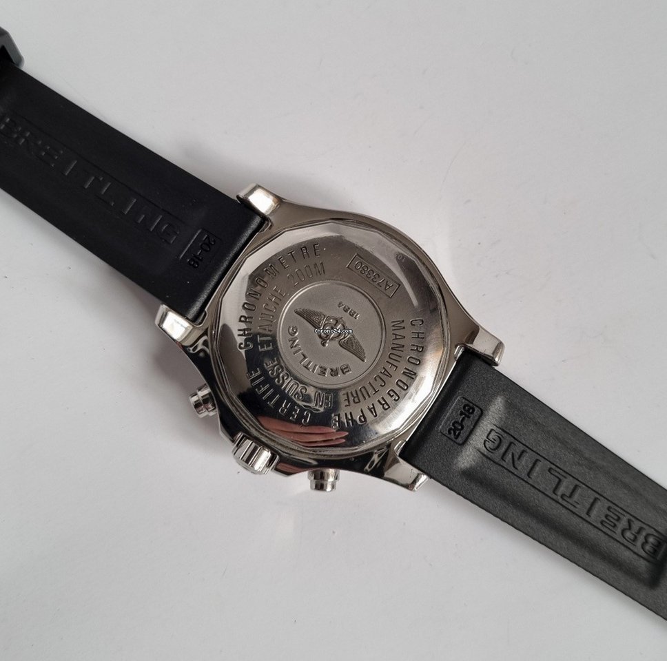 Breitling Colt Chronograph Mens watch Unisex Quartz Steel A73380 Replica 5