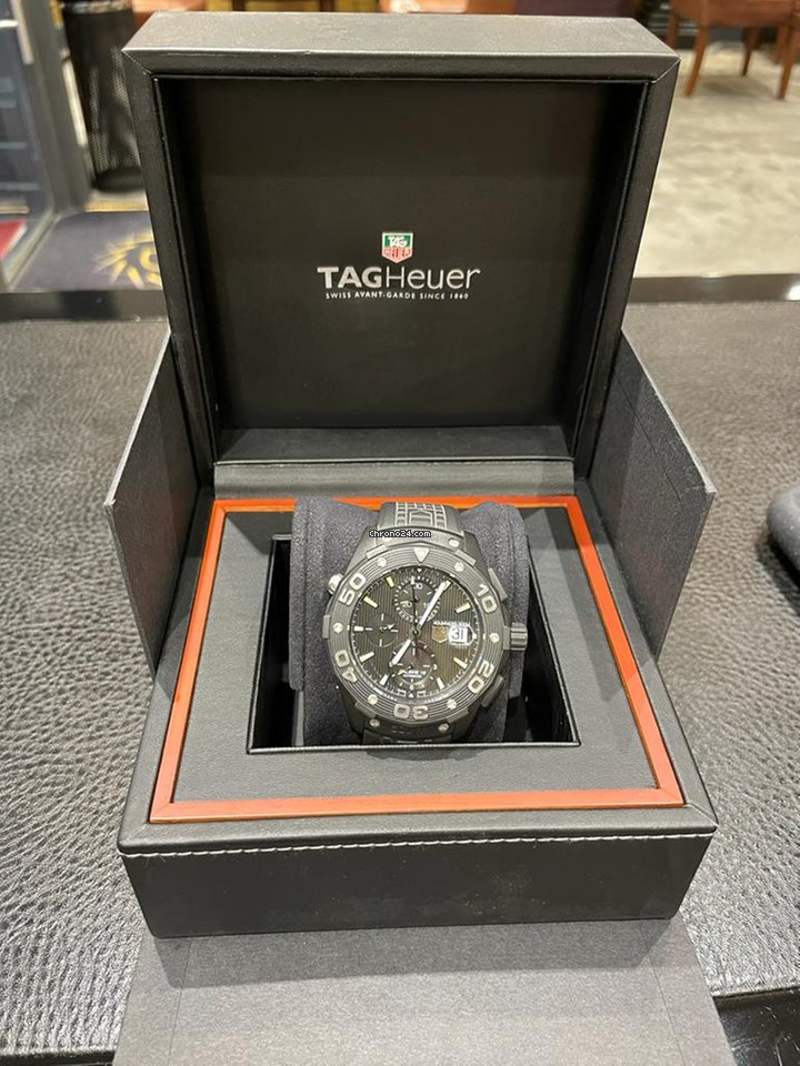 IMG_9081 TAG Heuer Aquaracer 500M Mens watch Unisex Automatic Titanium CAJ2180.FT6023 Replica 5