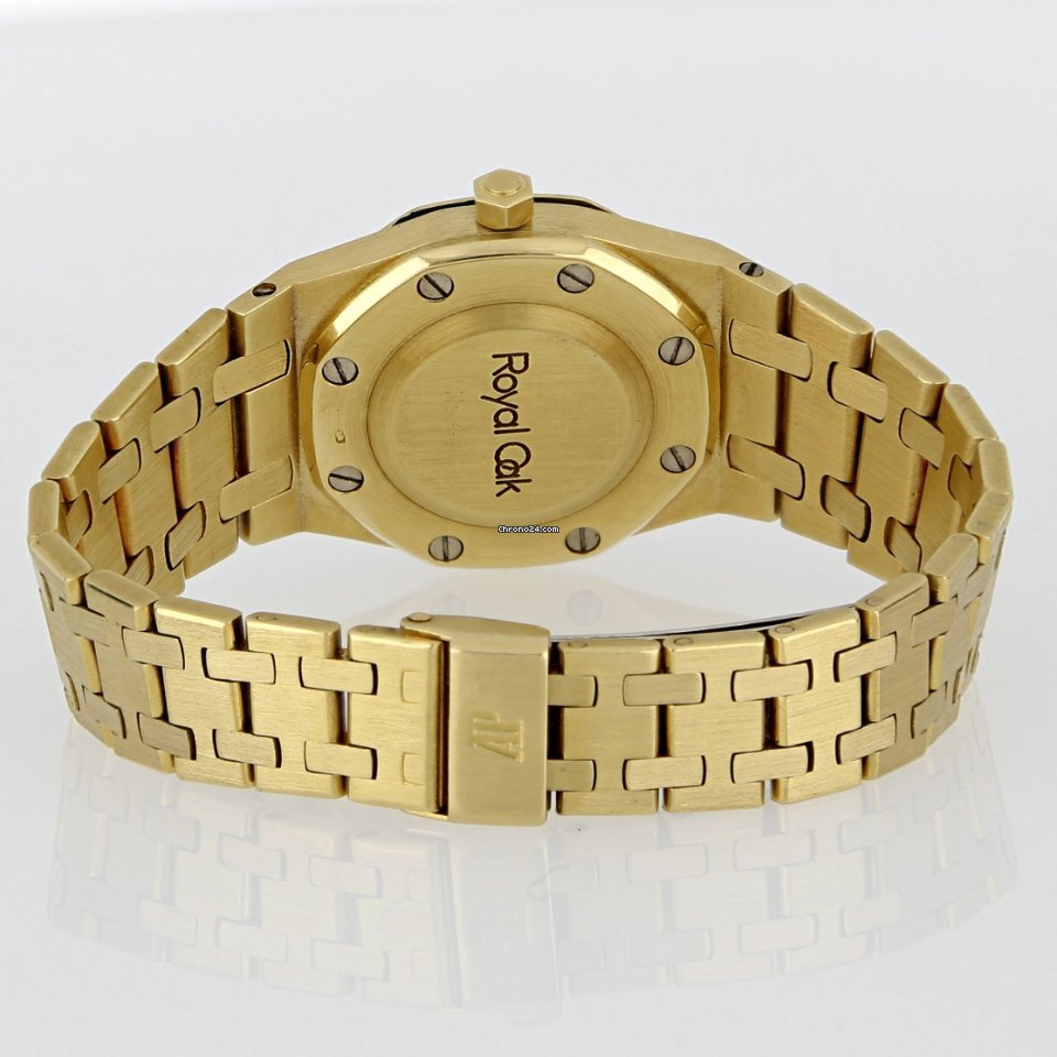 IMG_9081 Audemars Piguet Royal Oak Womens watch Automatic Yellow gold 8638BA Replica 5