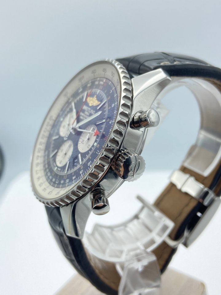 IMG_9081 Breitling Navitimer GMT Mens watch Unisex Automatic Steel AB044121.BD24.443A Replica 5