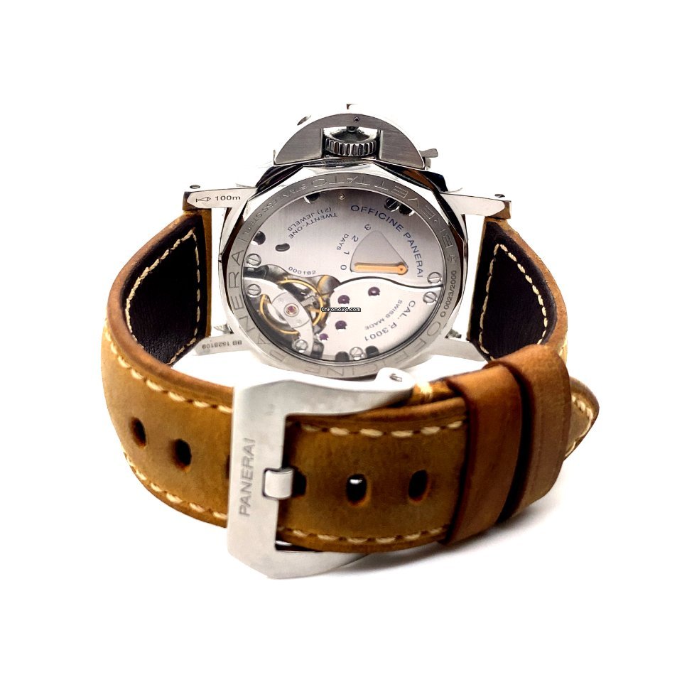 IMG_9081 Panerai Luminor Marina 1950 3 Days Mens watch Unisex Manual winding Steel PAM 00422orPAM 422 Replica 5