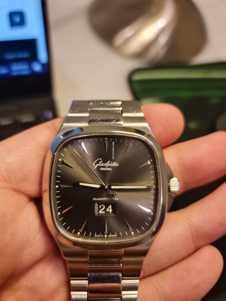 Glashutte Original Seventies Panorama Date Mens watch Unisex Automatic Steel 23947121214 Replica 5