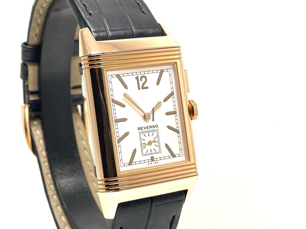 IMG_9081 Jaeger-LeCoultre Grande Reverso Ultra Thin Duoface Manual winding Rose gold Q3782520 Replica 5