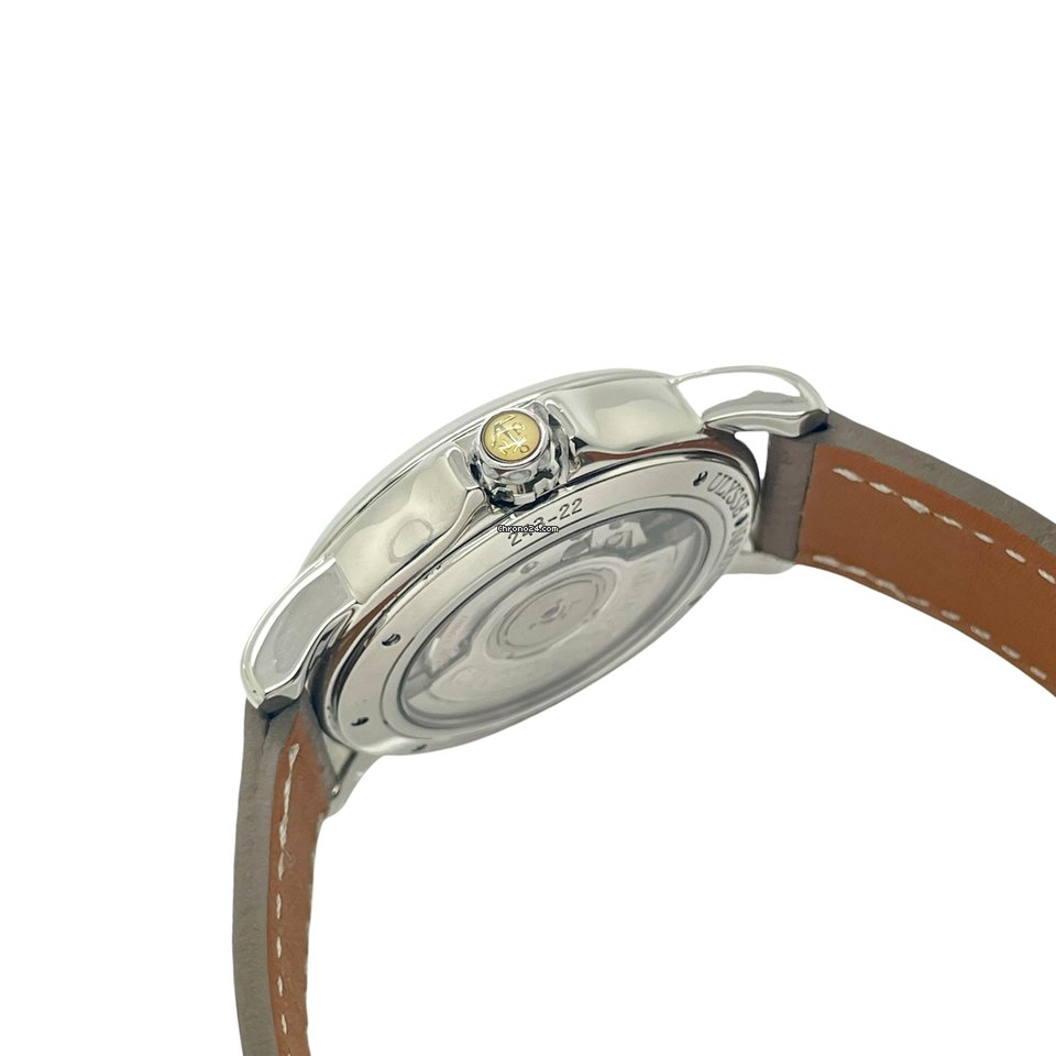 IMG_9081 Ulysse Nardin Dual Time Womens watch Automatic Steel 243-22 30-09 Replica 5