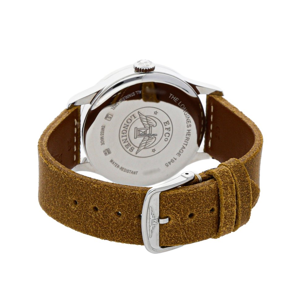 IMG_9081 Longines Heritage Mens watch Unisex Automatic Steel L2.813.4.66.0 Replica 5