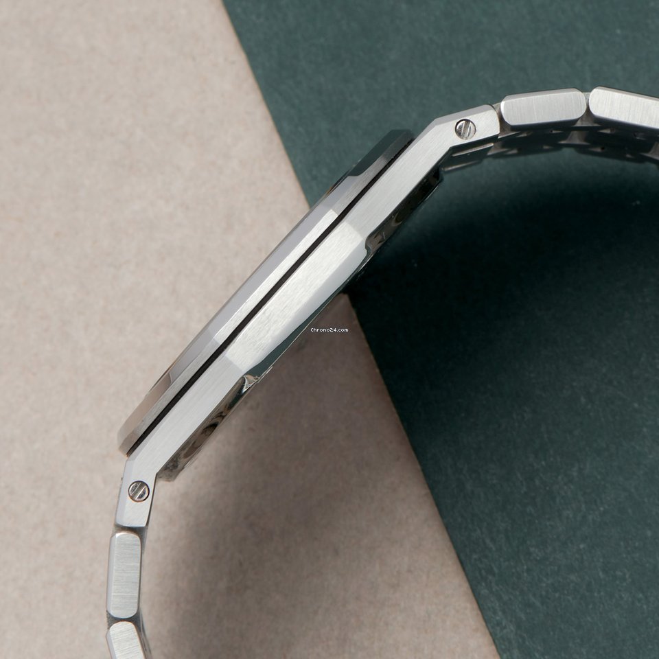 IMG_9081 Audemars Piguet Royal Oak Womens watch Quartz Steel 56175ST Replica 5