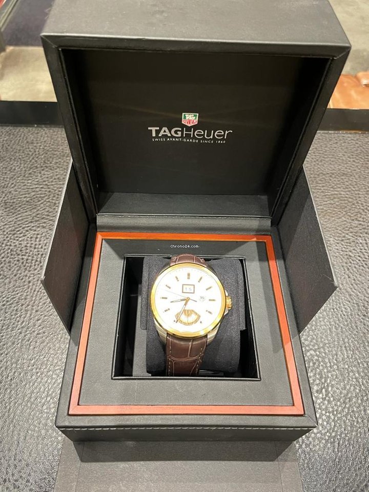 TAG Heuer Grand Carrera Mens watch Unisex Automatic Gold Steel WAV5152.FC6231 Replica 5