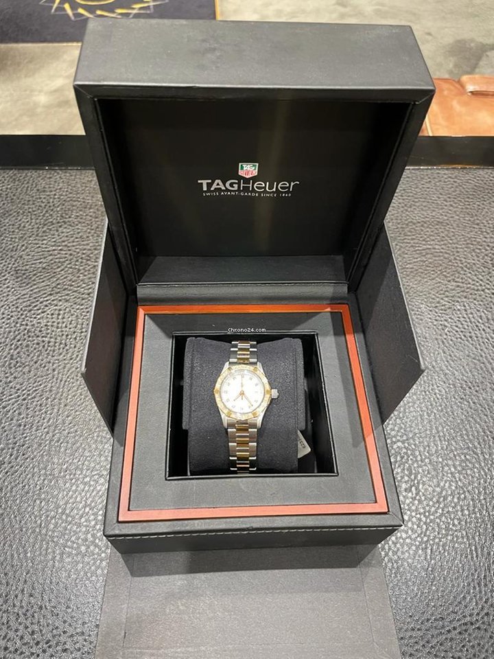 IMG_9081 TAG Heuer Aquaracer Lady Womens watch Quartz Gold Steel WAP1452.BD0837 Replica 5