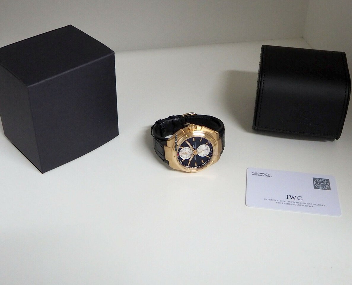 IWC Big Ingenieur Chronograph Rose gold 3784 Replica 5