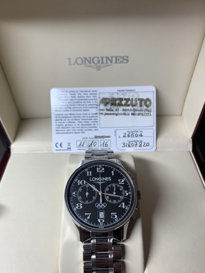 IMG_9081 Longines Mens watch Unisex Automatic Steel L2.650.4 Replica 5
