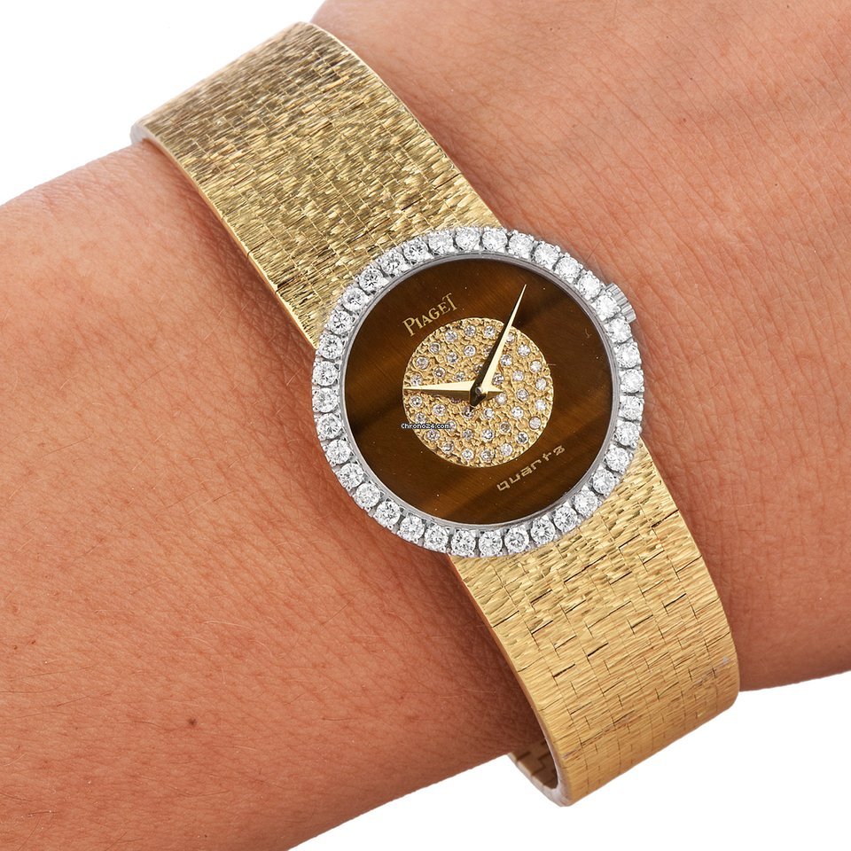 IMG_9081 Piaget Womens watch Quartz Yellow gold 19706 A6 Replica 5