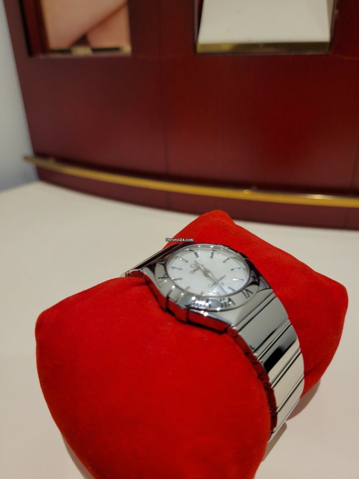 Omega Constellation Quartz Womens watch Quartz Steel 123.10.27.60.05.002 Replica 5