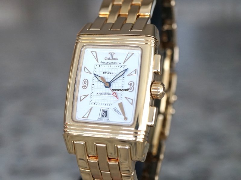 Jaeger-LeCoultre Reverso Mens watch Unisex Yellow gold 295.1.59 Replica 5