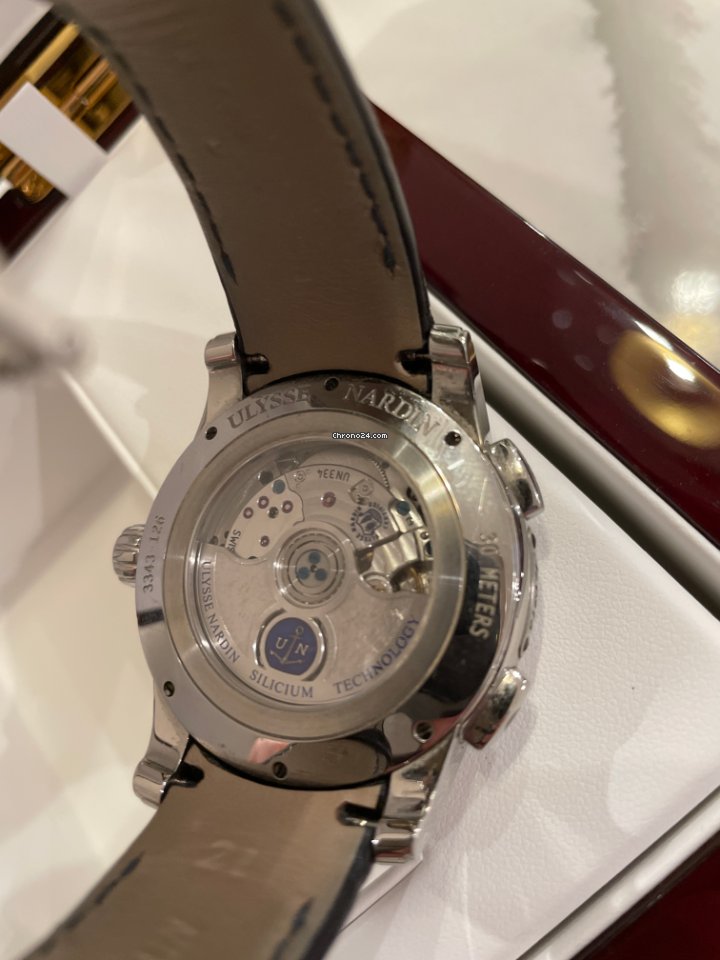 IMG_9081 Ulysse Nardin Dual Time Mens watch Unisex Automatic Steel 3343-126LE 93 Replica 5