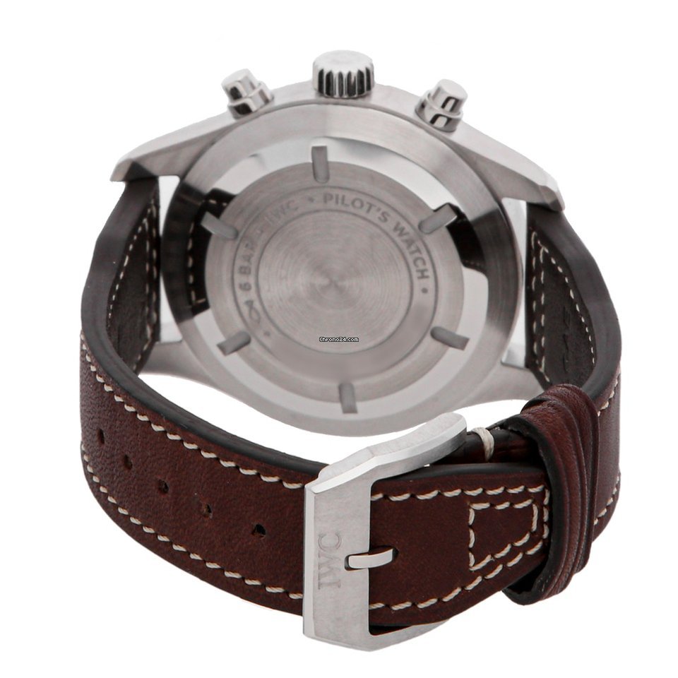 IMG_9081 IWC Pilot Chronograph Mens watch Unisex Automatic Steel IW3777-26 Replica 5