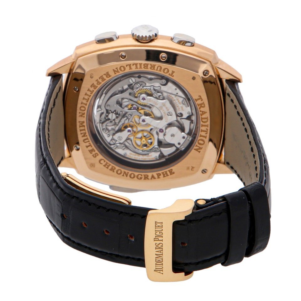 Audemars Piguet Tradition Mens watch Unisex Manual winding Rose gold 26564RC.OO.D002CR.01 Replica 5