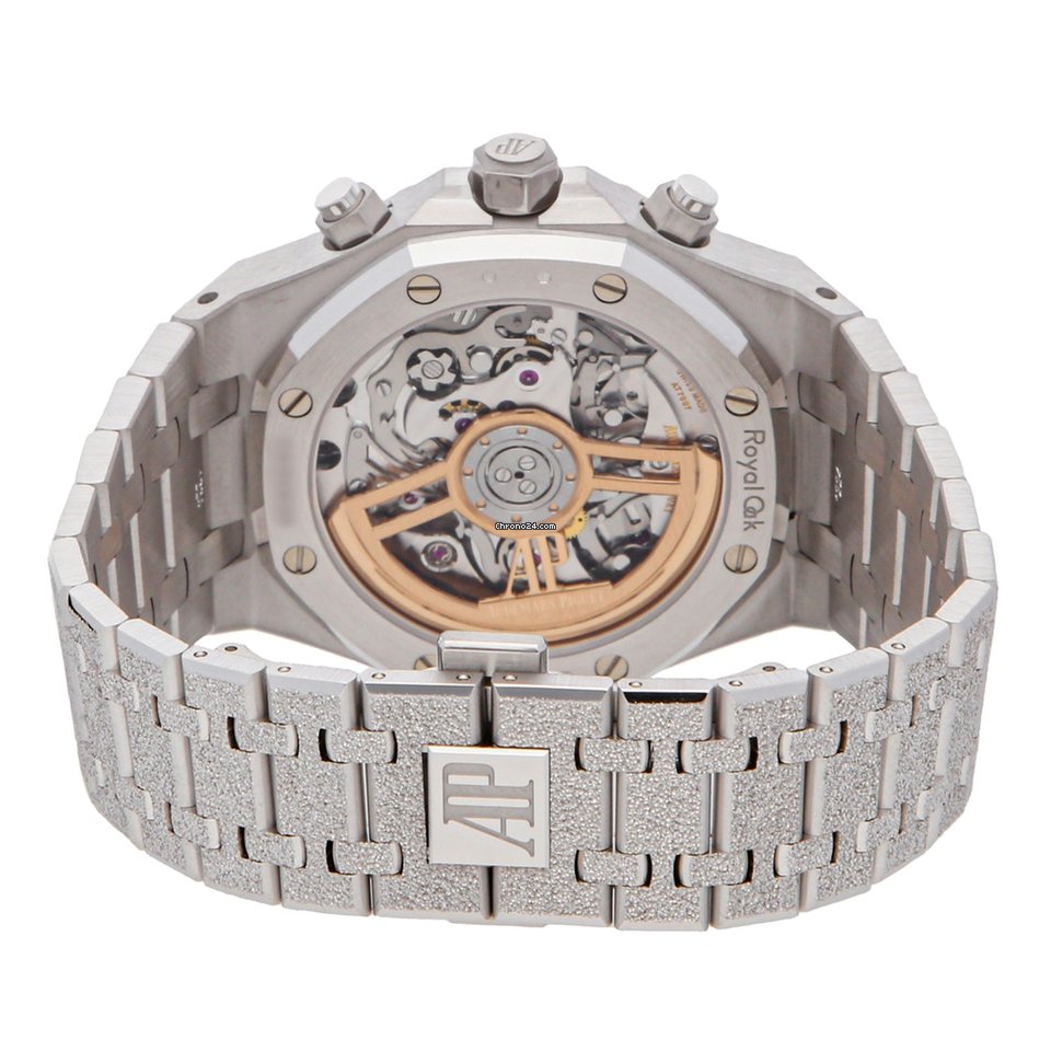 IMG_9081 Audemars Piguet Royal Oak Chronograph Mens watch Unisex Automatic White gold 26239BC.GG.1224BC.02 Replica 5