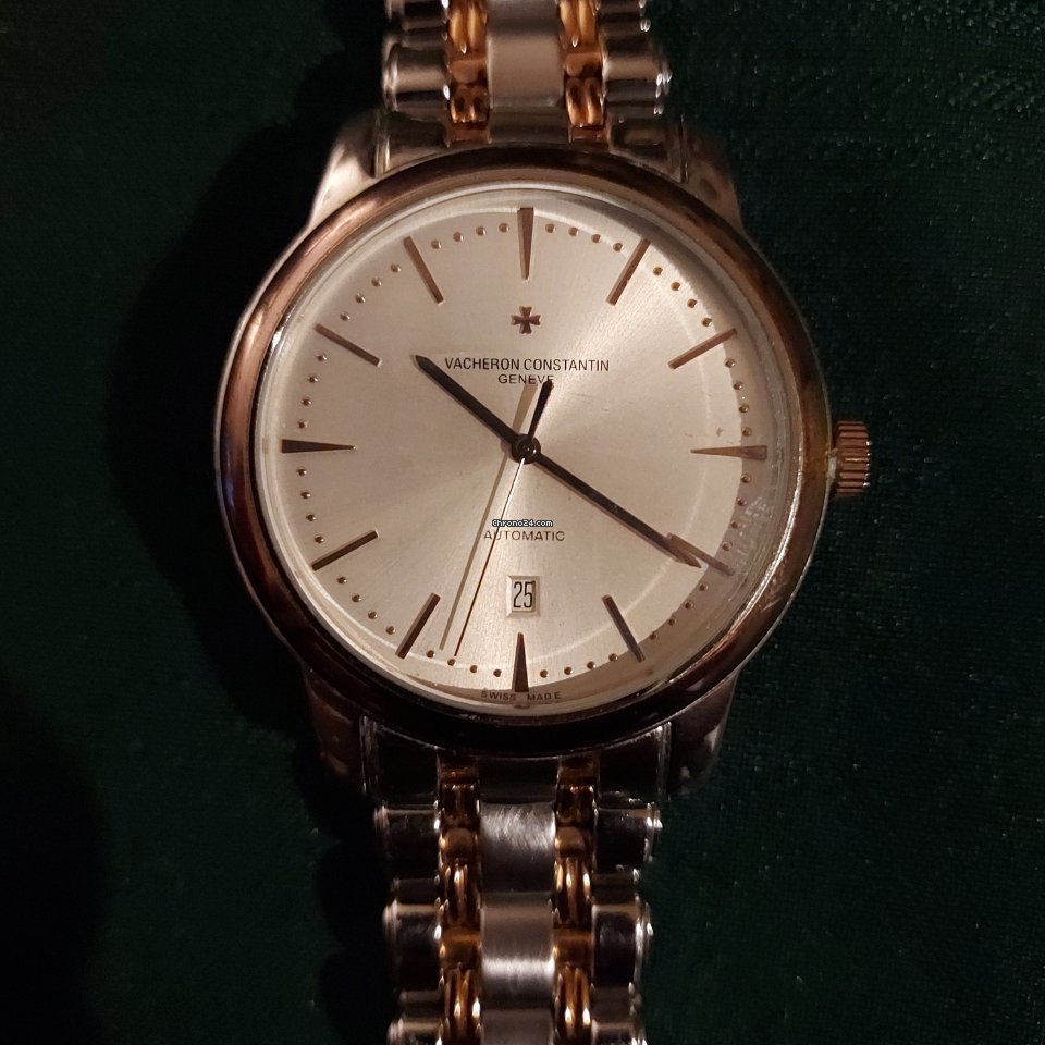 IMG_9081 Vacheron Constantin Patrimony Mens watch Unisex Automatic Yellow gold 85180 000J-9231 Replica 5