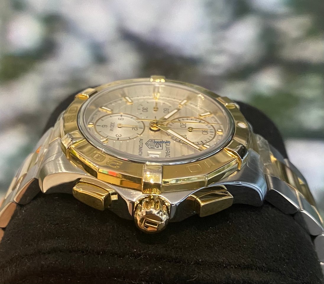 TAG Heuer Aquaracer Mens watch Unisex Automatic Gold Steel CAP2120.BB0834 Replica 5