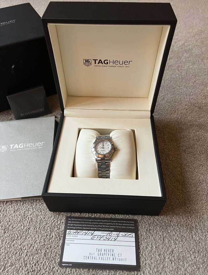 IMG_9081 TAG Heuer Aquaracer Lady Womens watch Quartz Steel WAF1414.BA0823 Replica 5