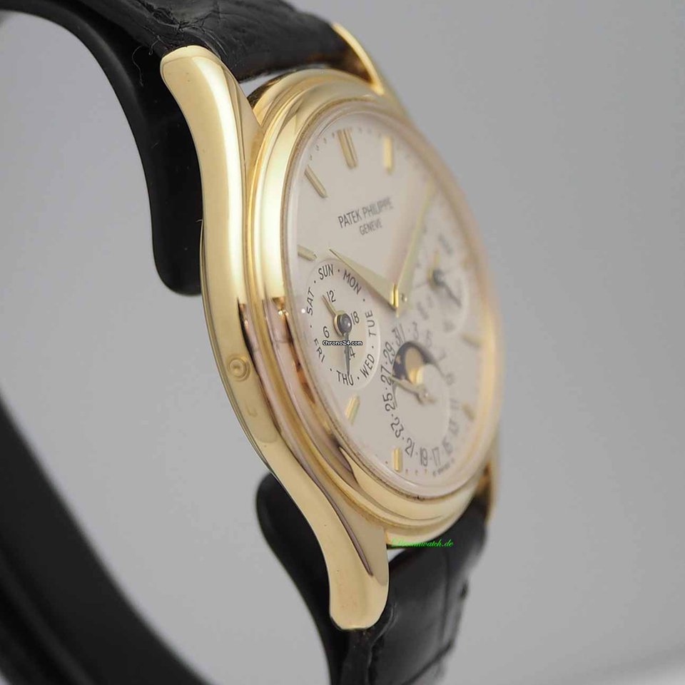 IMG_9081 Patek Philippe Perpetual Calendar Automatic Yellow gold 3940 Replica 5