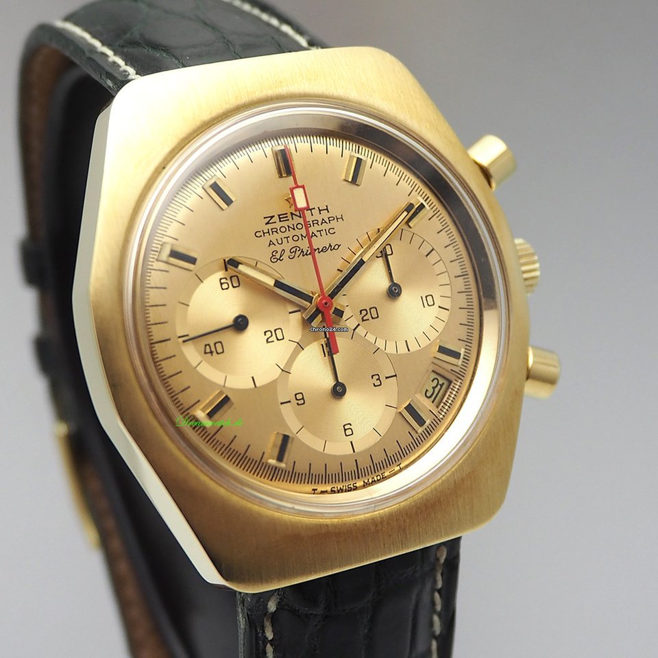 IMG_9081 Zenith El Primero Automatic Yellow gold 054E Replica 5