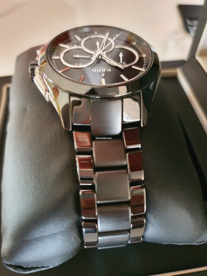 IMG_9081 Rado HyperChrome Chronograph Mens watch Unisex Automatic Ceramic R32275152 or 01.650.0275.3.015 Replica 5