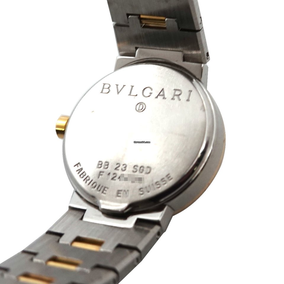 Bulgari Bulgari Womens watch Quartz Gold Steel BB 23 SGD Replica 5