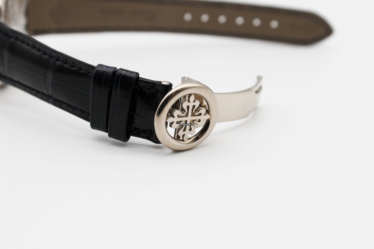 IMG_9081 Patek Philippe Perpetual Calendar Mens watch Unisex Automatic White gold 5327G-001 Replica 5