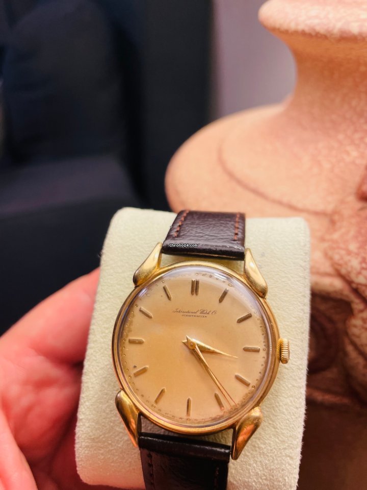 IMG_9081 IWC Mens watch Unisex Manual winding Yellow gold C89 Replica 5