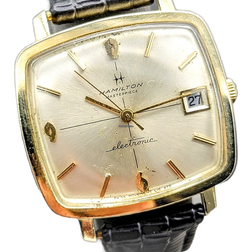 IMG_9081 Hamilton Mens watch Unisex Quartz Gold Steel Lic ATO 9154 ESA Replica 5