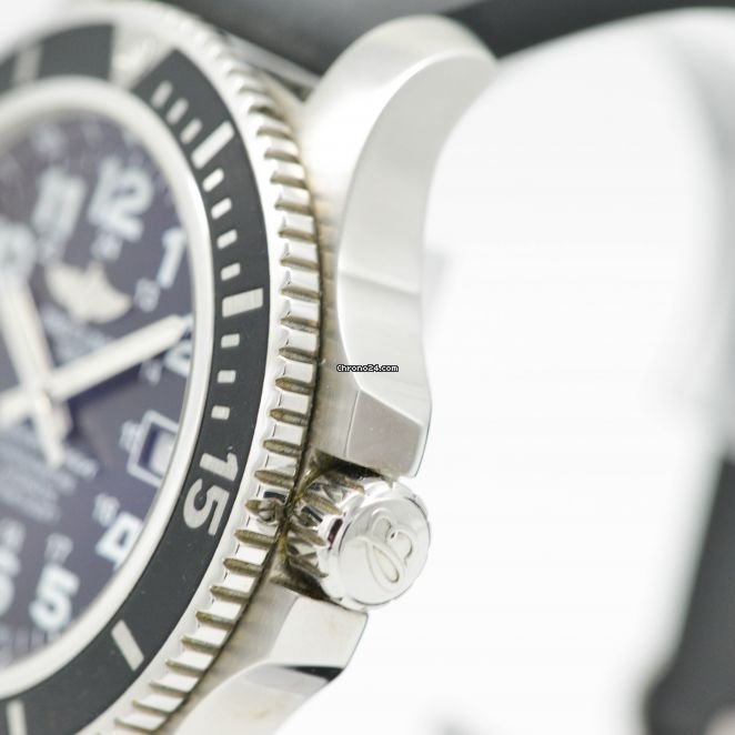 IMG_9081 Breitling Superocean II 44 Mens watch Unisex Automatic Steel A17392D7 Replica 5