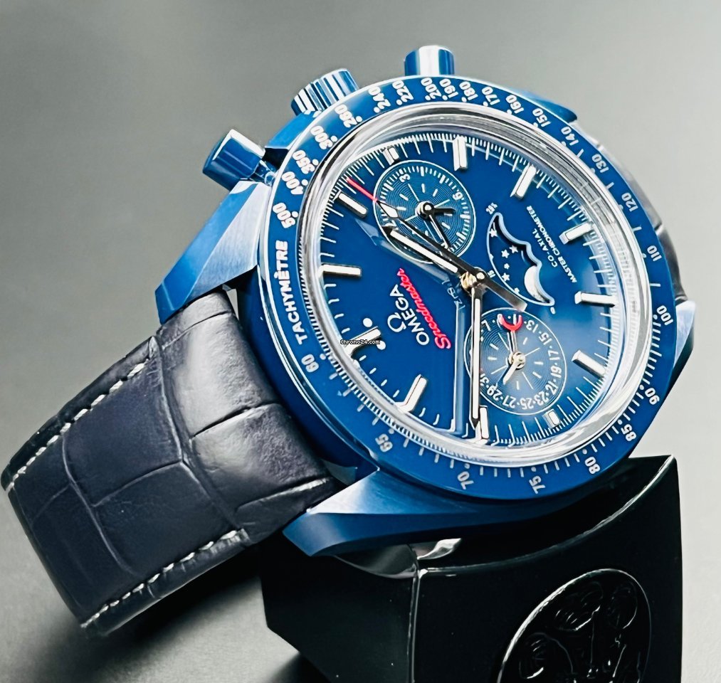 Omega Speedmaster Professional Moonwatch Moonphase Mens watch Unisex Automatic Ceramic 304.93.44.52.03.001 Replica 5