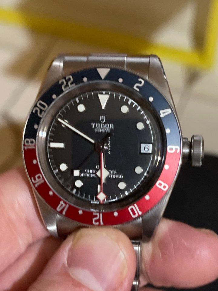 IMG_9081 Tudor Black Bay GMT Mens watch Unisex Automatic Steel 79830RB Replica 5