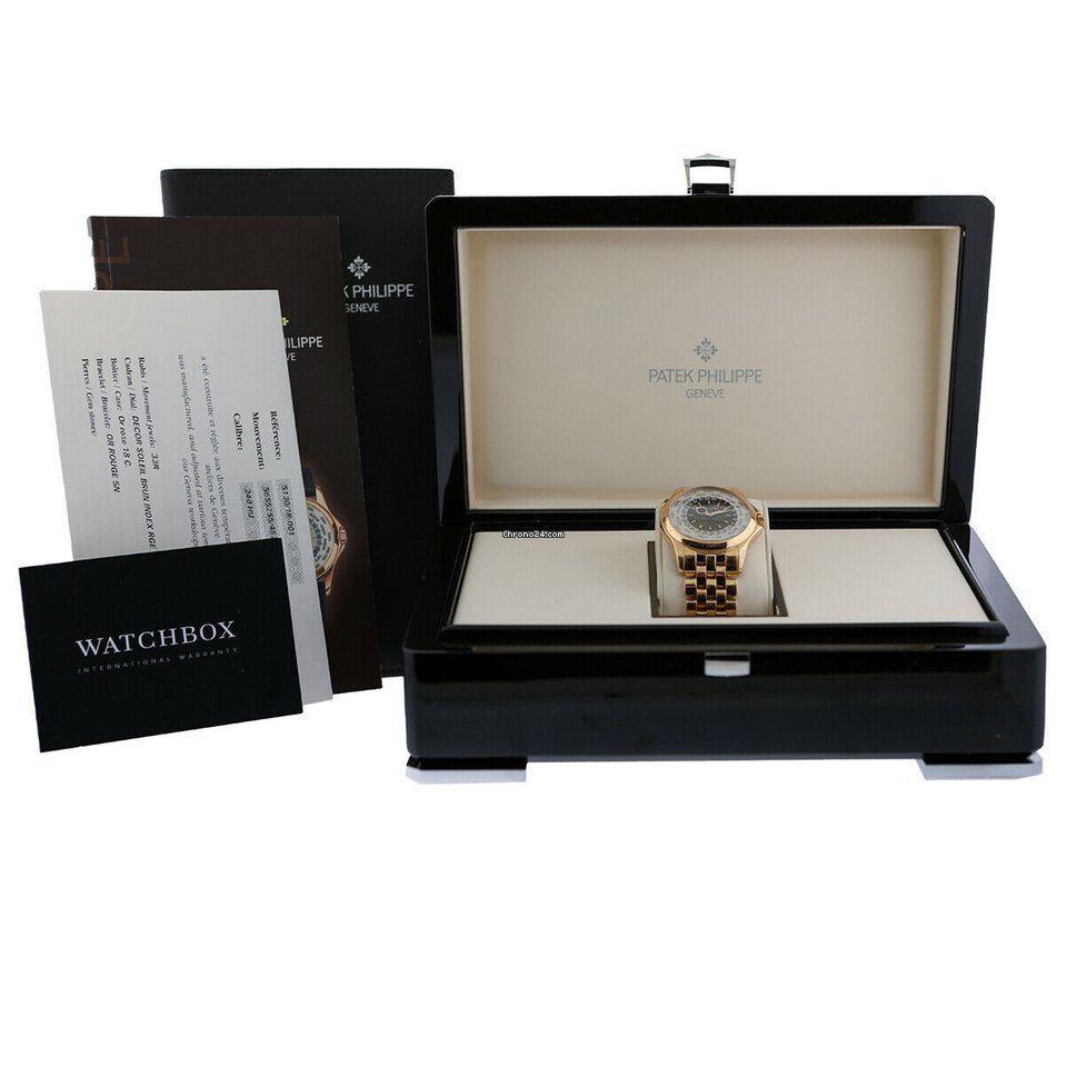 IMG_9081 Patek Philippe World Time Mens watch Unisex Automatic Rose gold 5130 1R-001 Replica 5