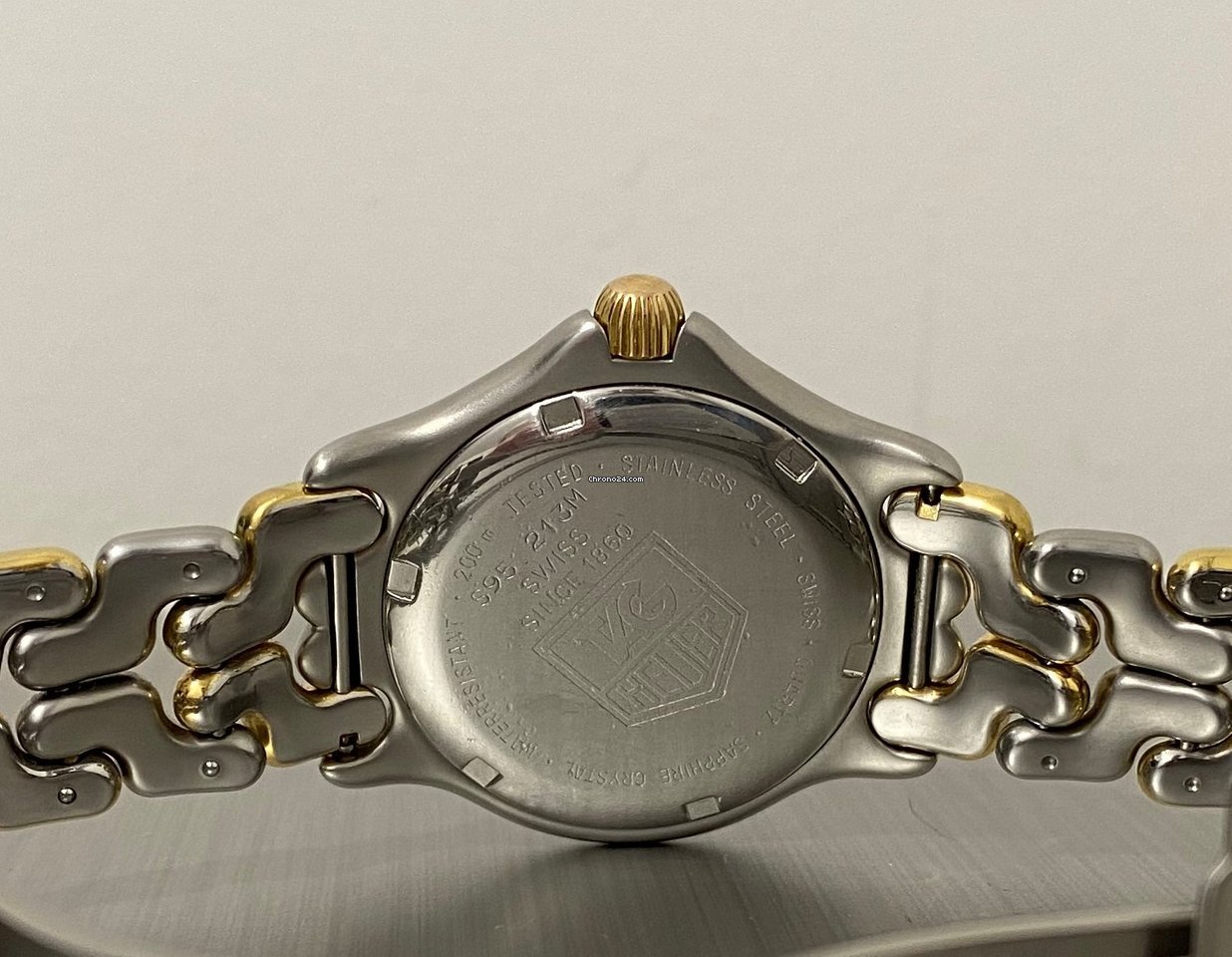 IMG_9081 TAG Heuer Mens watch Unisex Quartz Gold Steel S95.206M Replica 5