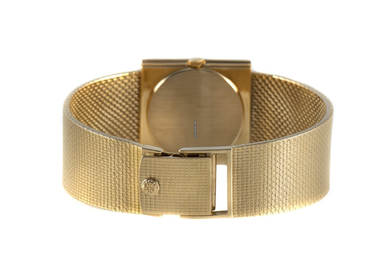 IMG_9081 Patek Philippe Vintage Mens watch Unisex Manual winding Yellow gold 3494 Replica 5