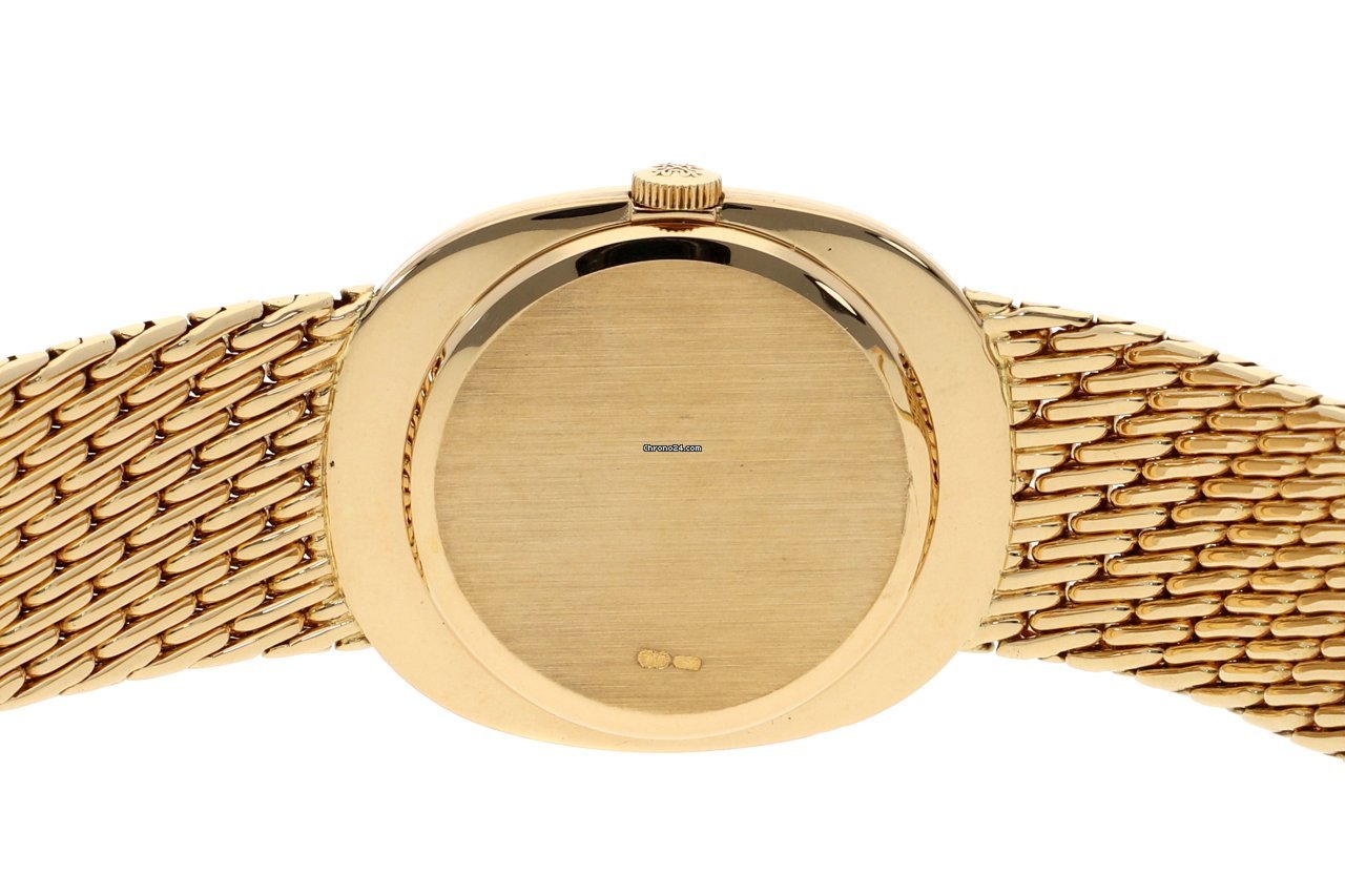 IMG_9081 Patek Philippe Golden Ellipse Mens watch Unisex Manual winding Yellow gold 3848 8 Replica 5