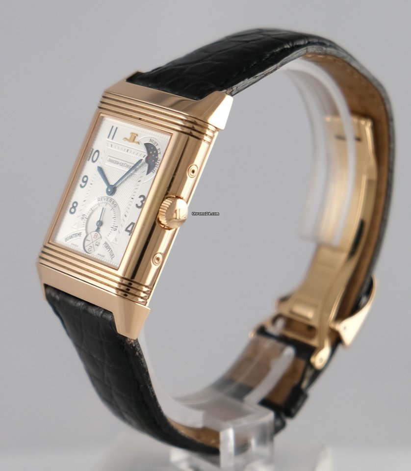 IMG_9081 Jaeger-LeCoultre Reverso Mens watch Unisex Manual winding Rose gold 270 2 55 Replica 5