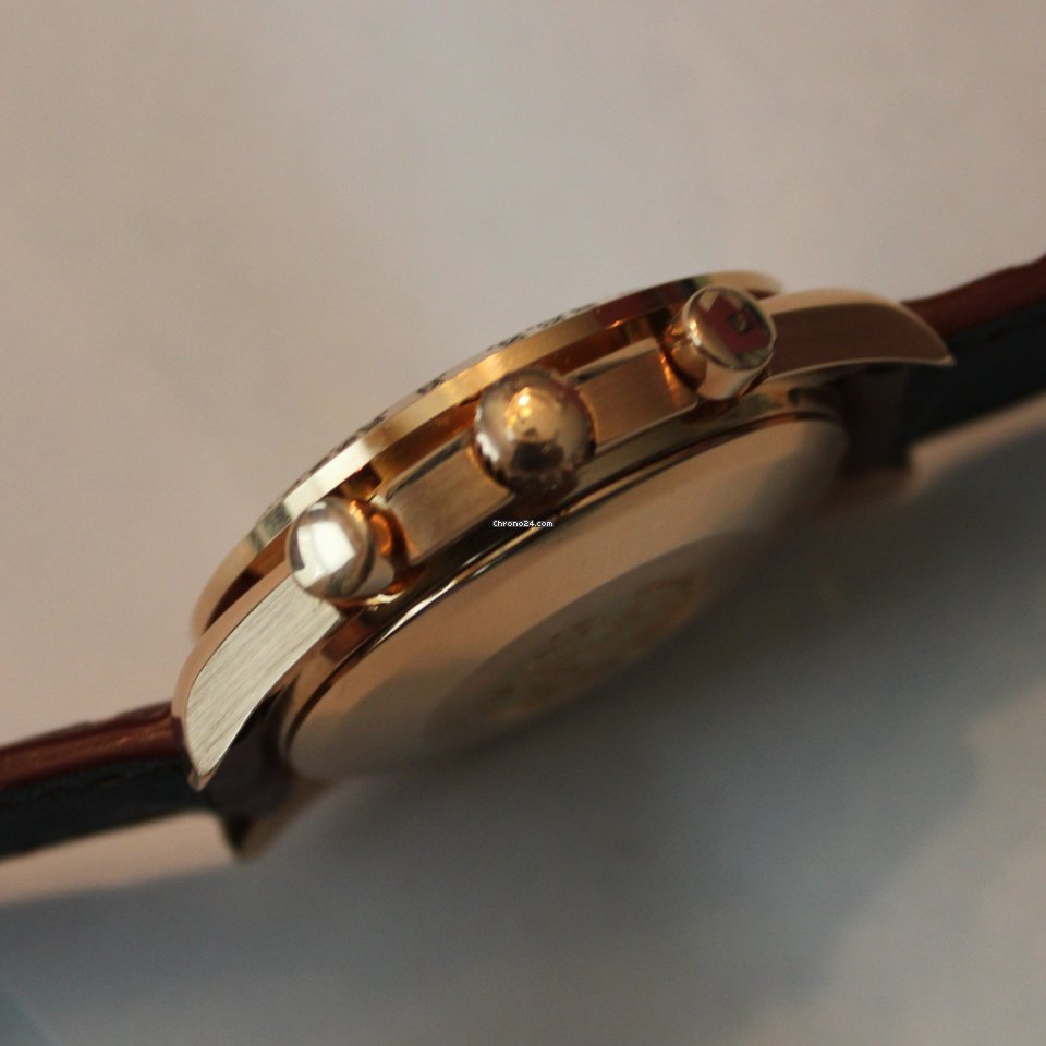 IMG_9081 Omega Speedmaster Day Date Mens watch Unisex Automatic Rose gold 36235001 Replica 5