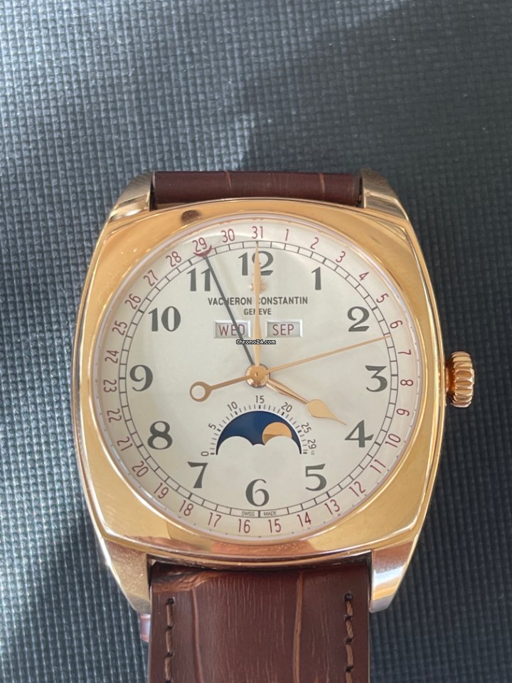 IMG_9081 Vacheron Constantin Harmony Mens watch Unisex Automatic Rose gold 4000S 000R-B123 Replica 5