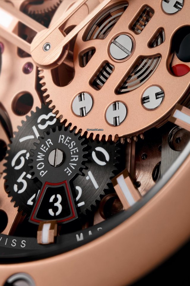 IMG_9081 Hublot Big Bang Meca-10 Mens watch Unisex Manual winding Rose gold 414.OI.1123.RX Replica 5
