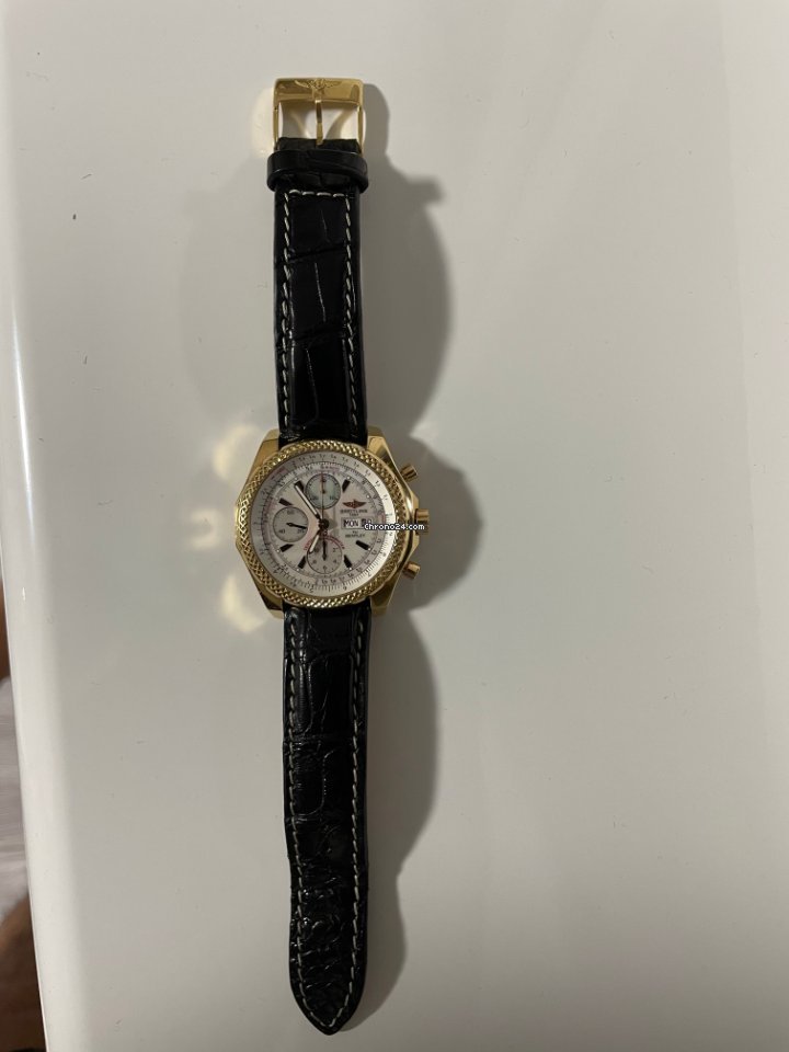 Breitling Bentley GT Mens watch Unisex Automatic Rose gold H13363 Replica 5