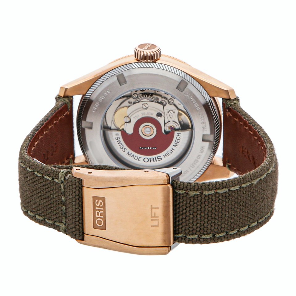 IMG_9081 Oris Big Crown ProPilot Date Mens watch Unisex Automatic Bronze 01 751 7761 3164-07 3 2003BRLC Replica 5